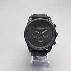 Akribos Xxiv Watch Men Black Dial 45mm Day Date Ak736bk New Battery