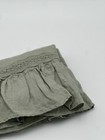 Greenrow Linen Ruffle Crochet Pillow Standard Sham sage Green