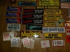 Lot Of Assorted Bumper Stickers   Decals Wisconsin Fishing Nra   Other Sticker