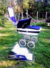 Mint Vintage 1970s Peg Perego 2-n-1 Convertble Baby Pram   Stroller System Italy