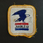 Vintage Us Mail-postal Service Embroidered Eagle Patch Postal Post Office - Used
