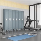 Metal Lockers Storage Cabinet W lock Door For Office School Gym Hotel Employees
