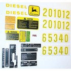 John Deere Complete Decal Set - Gas   Diesel  Syncro-range Or Powershift
