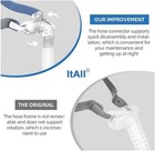 2pcs Replacement Tubing And Support Set Airfit P10 Short Tube Supportive Fram