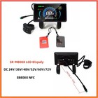 Ebike 24v 36v 48v 52v 60v 72v Nfc Sr-m808x Display Speed Meter Control Panel Usa