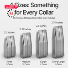 56 Metal Collar Stays For Men s Dress Shirts     Premium Multi  Silver