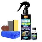 Headlight Restoration Kit With Ceramic Coating  2-step Solution For Foggy  