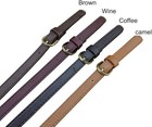 2 Pcs Leather Handles Shoulder Straps With Adjustable Buckle Purse Strap Bag
