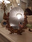 Vintage French Country Cottage Vanity Table Dresser Mirror Hollywood Glam 