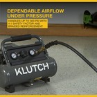 Klutch 3 8in  X 50ft  Rubber Air Hose With 1 4in  Quick-connect Fittings  300