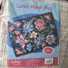 Craftways Latch Hook Kit Evening Blooms Glory Rug 40x30 Floral Yarn 133103