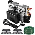 Pond Aerator Lake Pond Aeration Kit 3 4 Hp W  2x98  Tubes 2x10 4  Diffusers