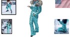 Winter Women s Waterproof Ski Suit - Cozy Fur Collar  Insulated   Adjustable Fit