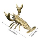 2x Brass Lobster Pen Holder Creative Vintage Desk Ornament Gift Sculpture New