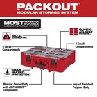 Milwaukee 48-22-8432 Packout Deep Organizer With Quick-adjust Dividers  50lbs