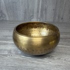Tibetan Singing Bowl Solid Brass Hand Hammered For Yoga And Meditation Mcm Decor