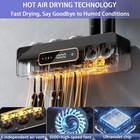 Uv Light Sterilizer Toothbrush Holder Cleaner   Automatic Toothpaste Dispenser