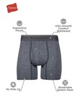 Hanes Mens Boxer Briefs 6 Pack Large L 36-38 Comfort Flex Fit Stretch Mesh 