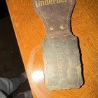 Underberg Breweriana Leather Belt With Bottle Holders And Buckle