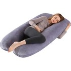 Velvet Belly Support Pregnant Women Pillow Sleeping Pillow During Pregnancy