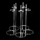 10 Sets Transparent Acrylic Support For 11 5  1 6 Doll Display Holder Fixed Base