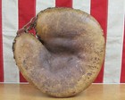 Vintage 1910s Spalding Leather Catchers Mitt Baseball Glove Deep Pocket Antique