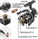 Telescopic Fishing Rod And Reel Combo Full Kit Carbon Fiber Rod Pole W line bag