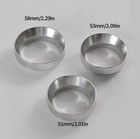1pc Aluminum Coffee Dosing Ring 51 53 58mm Anti-fly Powder Catcher - New