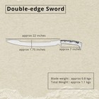 Custom Handmade Carbon Steel Blade Tactical Viking Sword   Hunting Sword Camping