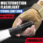 Mini Small Led Flashlight Super Bright  Rechargeable Torch Outdoor Tactical Lamp
