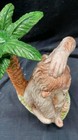 Ceramic Monkey Figural With Baby 16x9x9