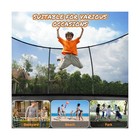 10ft 12ft 14ft 15ft 16ft Outdoor Trampoline With Enclosure Net  Heavy Duty Ya   
