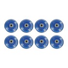 8pcs Inline Skates Wheels Blue Selfpowered Led 64 70 80mm Diameter 82a Pu