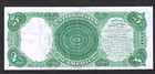 1907  5 Legal Tender Note   Fr 91 Woodchopper    pcblic  Error Rev   Super Fresh