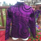 Western Show Shirt  Purple  Pleasure  Rodeo Leadline  Girl Xs S M L Xl Usa