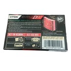 New Sealed Tdk D90 High Output Blank Audio Cassette Tape Ieci type I Normal Pos