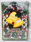 New Sealed 1979 Vtg Bernat Latch Hook Kit Christmas Holiday On The Wall 23x33 