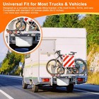 Universal For Truck 10511 Heavy-duty Chrome License Plate Angled Holder W hinge