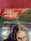 New Vintage J   P Coats Nativity Latch Hook Kit Mary Joseph Baby Jesus Christmas