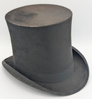 Antique Felt Top Hat Golden Eagle Clothing House Cedar Rapids Ia Size 6 3 4