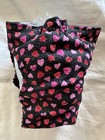 Female Dog Puppy Pet Diaper Washable Pant Sanitary Underwear Black Hearts Xxxs
