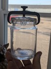 Whitall Tatum Pat 1895 Pontiled Museum Specimen Jar W lid Clamp