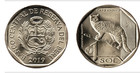 Peru Coin 1 Sol 2017 2018 2019 Animal Bear Crocodile Condor Tapir Jaguar Emu Cat