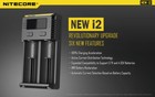  Nitecore I2 Intellicharger Charger For 18650 14500 18350 W  12v Auto Adapter