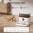 Automatic Cat Feeder - 5l Timed Cat Food Dispenser 2 Cats With 2 Way Splitter  E