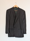 Gianni Versace - Late 1980s Vintage Black Men   s Suit  jacket   Pants 