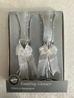 Wilton Set Of  2  Wedding Champagne Toasting Glasses Flutes 120-783
