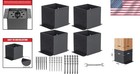 Heavy Duty 6x6 Post Base 4 Pcs Kit