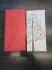 Papyrus Lot Of 7 Christmas Holiday Cards  Sparkle Tree Pretty With Envelopes 