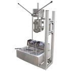 5l Commercial Vertical Manual Churrera Churros Machine With 12l Fryer 220v